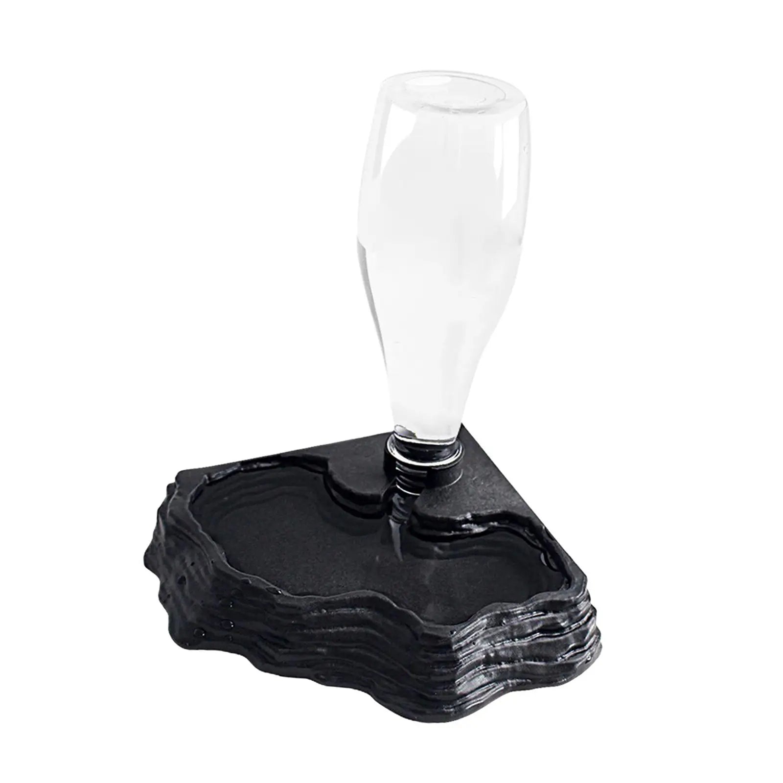 Automatic Reptile Water Dispenser — 400ml Stable-Base Terrarium Bowl