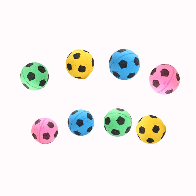 Squeaky Latex Football Dog Toy
