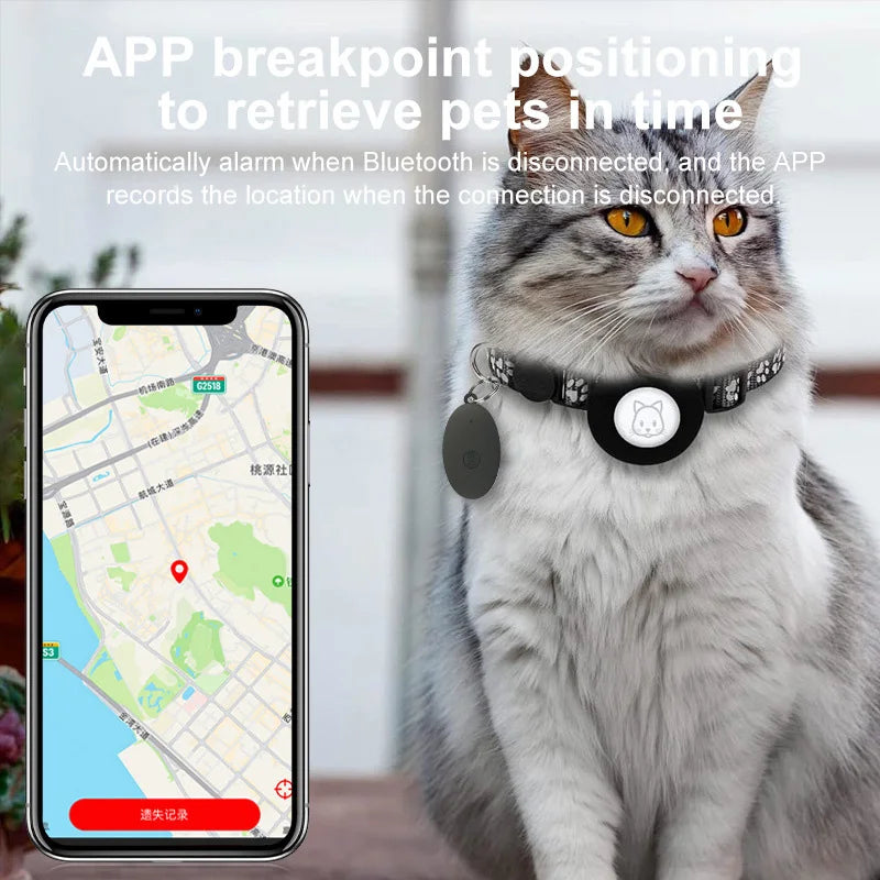 Oval Mini GPS Smart Tracker & Anti-Loss Locator for Pets, Kids, Bags & Keys