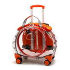 Transparent Space Capsule Pet Backpack & Luggage Bag — Large Capacity Multi-Purpose Carrier for Cats & Small Dogs