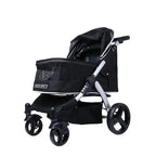 Large Luxury Foldable Pet Stroller Cart for Big Dogs & Multiple Cats — Portable Outdoor Walking Cart