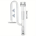 Glass Lily Pipe Inflow with Surface Skimmer (13/17mm, Planted Tank)
