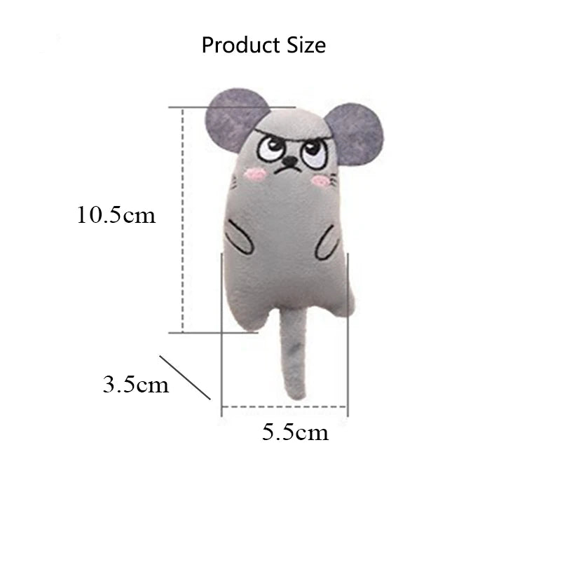Cartoon Plush Teething Toy for Pets