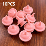 Silicone Feeding Nipples 10-Pack — For Milk, Water & Medicine