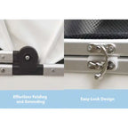 Luxury Water-Resistant Nylon Pet Stroller Travel Bag with Wheels for Cats & Dogs