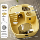 Full-View Hamster Villa Cage — All-in-One Habitat with Wheel, Water & Hideout