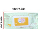 No-Rinse Pet Wipes — Tear Stain & Body Cleaning Wipes, 3-Pack (240 Count)