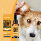Pet Ear Cleaning Solution — Soothing Wash for Mites, Itching & Odor