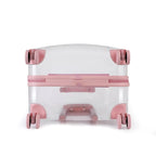 Transparent Capsule Pet Backpack Carrier with Wheels for Cats & Small Dogs