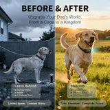 Wireless GPS Dog Collar Fence - 48H Battery Invisible Electric Fence