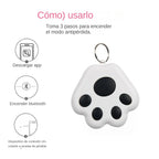 Paw-Shaped Mini Bluetooth GPS Tracker for Pets, Kids, Wallets & Keys