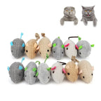 2-Pack Random Color Catnip Simulated Mouse Cat Toys — Interactive Training Toys for Kittens