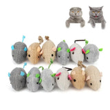 2-Pack Random Color Catnip Simulated Mouse Cat Toys — Interactive Training Toys for Kittens