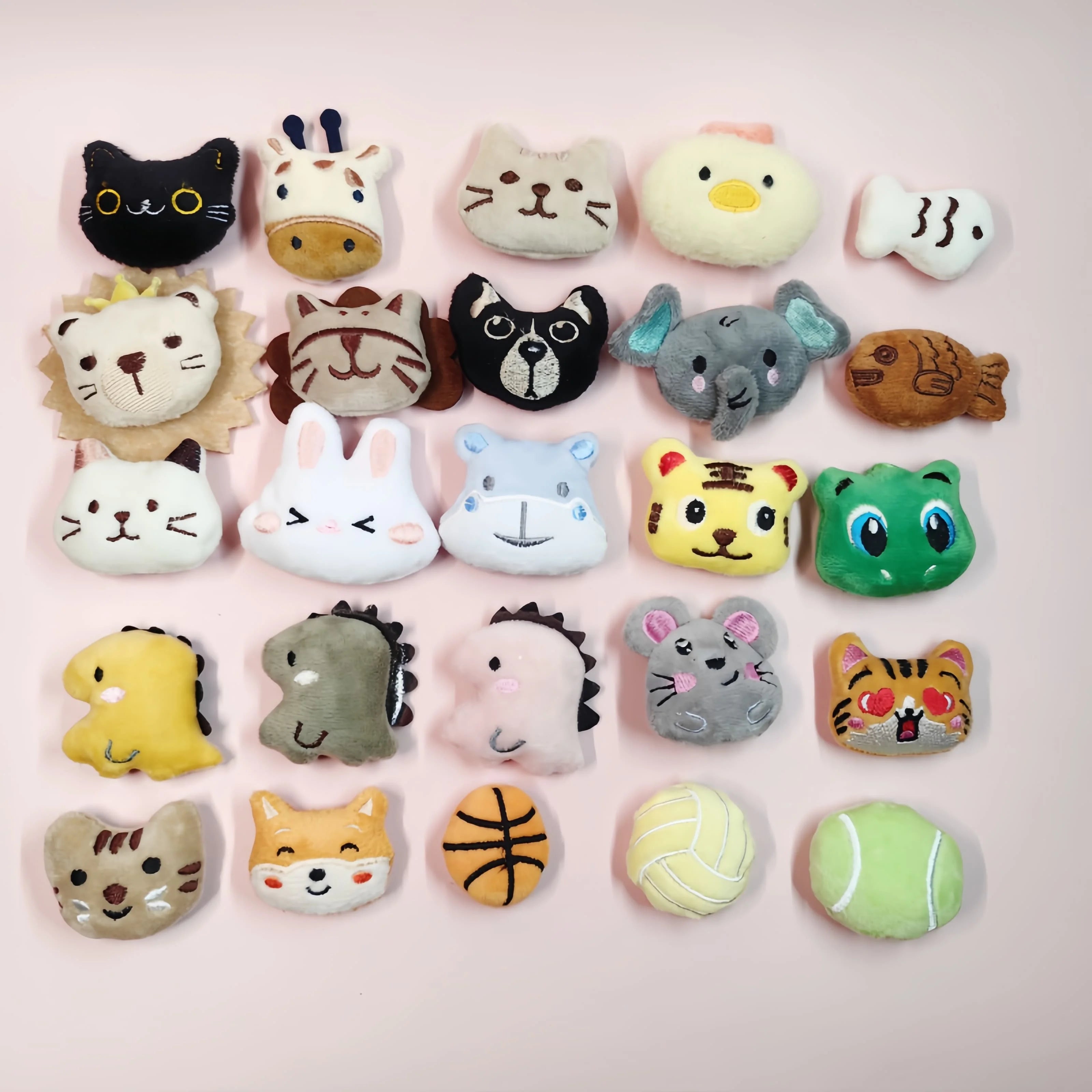 Catnip Plush Cat Toy Bulk Set