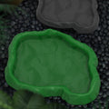 2-Pack Imitation Rock Feeder Bowls — Reptile Food & Water Dishes