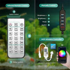 Lominie 4-Channel LED Planted Tank Light (Remote, Full Spectrum)