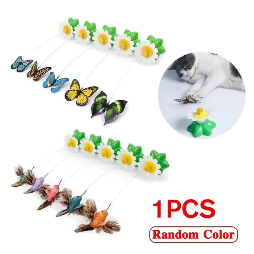 Electric Rotating Hummingbird Cat Toy — Automatic Shake & Fly Motion
