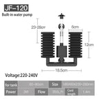 3-in-1 Submersible Aquarium Filter Pump (220V, Sponge + Bio + Chemical)