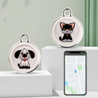 Waterproof Bluetooth GPS Real-Time Collar Tracker for Dogs & Cats - Anti-Loss