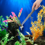 Stainless Steel Feeding Tongs — Long Reach Tweezers for Reptiles & Spiders