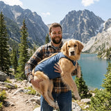 Dog Sling Carrier with Pockets (Breathable Mesh, Adjustable Strap)