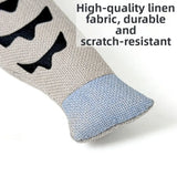 Plush Fish Cat Toy with Bell — Bite-Resistant Squeaky Teaser