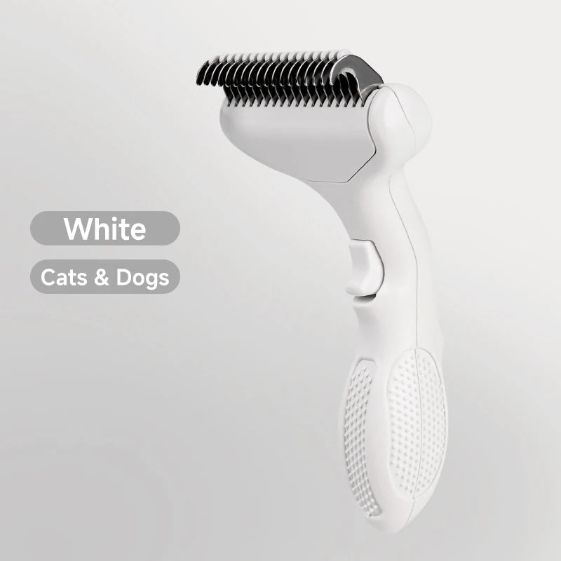 Pet Grooming Comb — Gentle Knot & Tangle Remover for Cats & Dogs