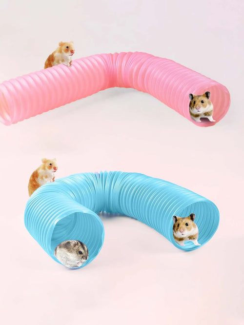 Retractable Play Tunnel — Expandable Channel for Small Pets