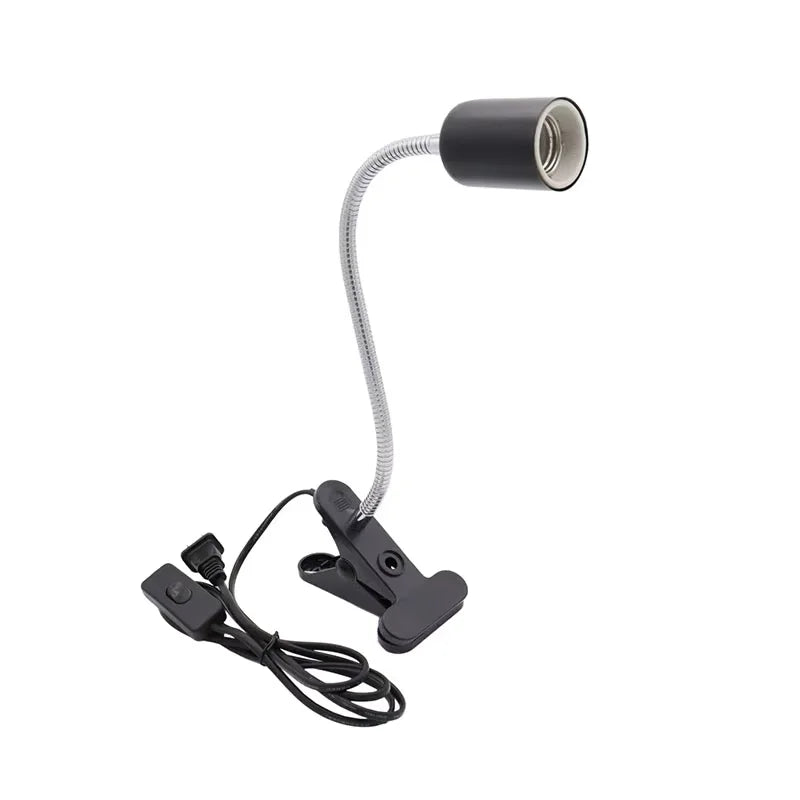 Rotatable Reptile Heat Lamp Holder — 360° Basking Fixture, E27