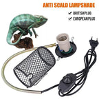 Reptile Heat Lamp Guard — Anti-Scalding Ceramic Lampshade Set, 220V