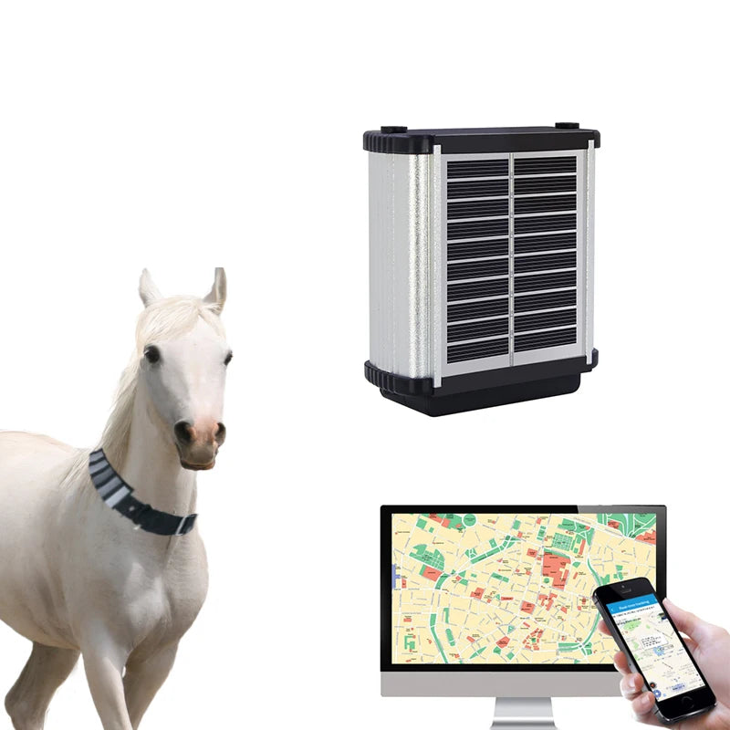 B38A Solar-Powered 4G Mini GPS Tracker for Cows, Sheep & Cattle - Compact Animal Tracking