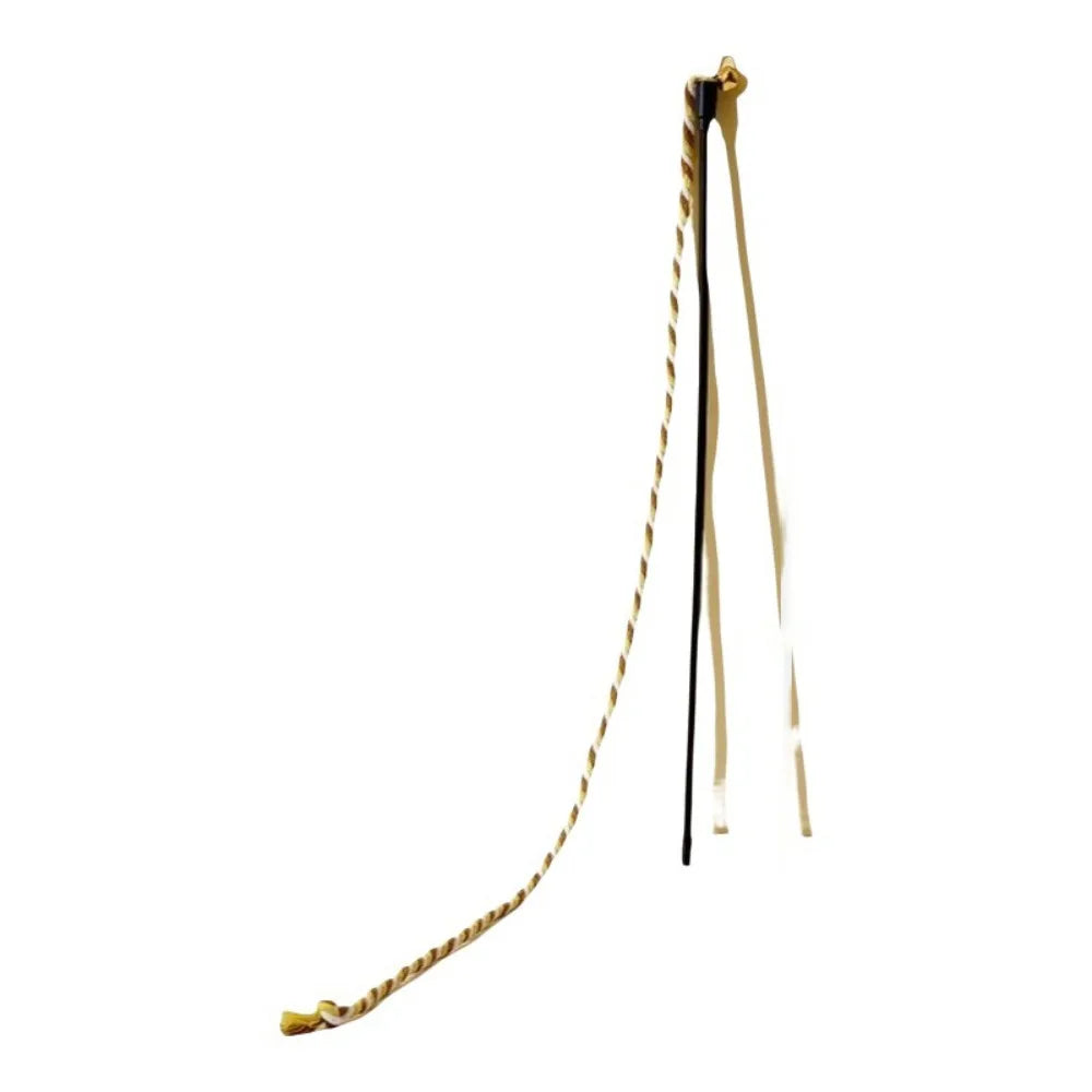 Feather Cat Teaser Wand with Bell — Lightweight Daily Exercise Toy