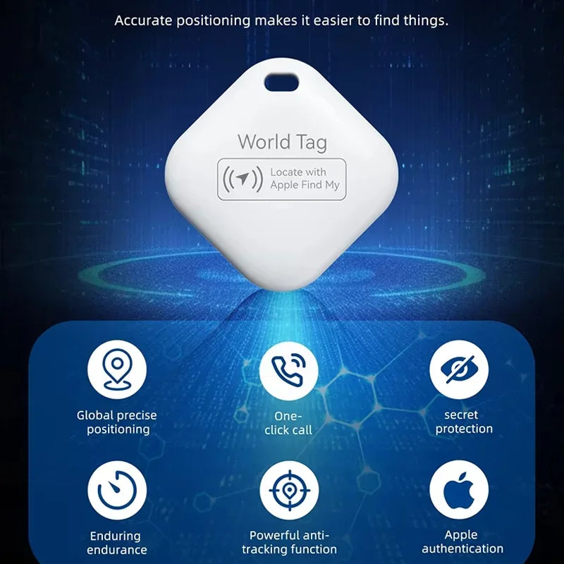 Apple Find My iTag Bluetooth Tracker for Kids, Pets & Cars