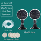 Plastic Aquarium Air Stone Aerator (1–2pcs, Pond & Fish Tank, Bubbler)