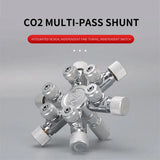 ZRDR Multi-Way CO2 Distributor with Needle Valve & Bubble Counter
