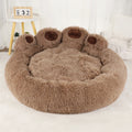Fluffy Plush Winter Pet Bed Basket