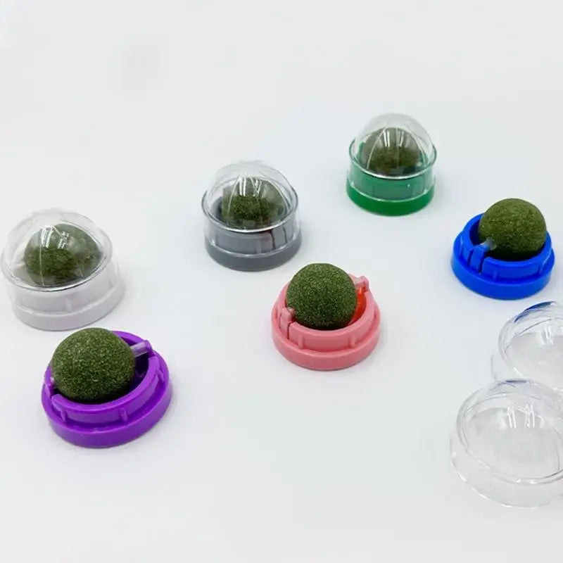 3-Pack Catnip Chew Balls — Interactive Teething Toy Set for Cats & Kittens