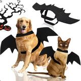 Bat Wings Costume Accessory for Dogs & Cats (Clip-On Wings)