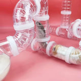 Hamster Tunnel Tube Set — DIY Modular Pipes for Cage Play