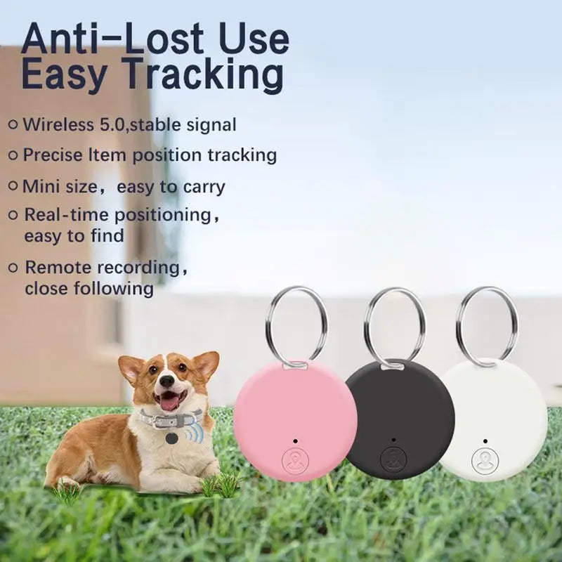 Mini Bluetooth Anti-Loss Tracker with Audible Alarm - Pets, Keys & Wallets