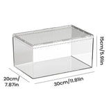 Transparent Acrylic Spider & Reptile Terrarium — Escape-Proof Habitat with Ventilation