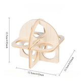 Wooden Hamster Swing & Seesaw Toy — Cage Enrichment for Small Pets