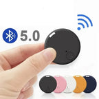 Round Mini Bluetooth 5.0 GPS Smart Tracker for Pets, Kids & Wallets