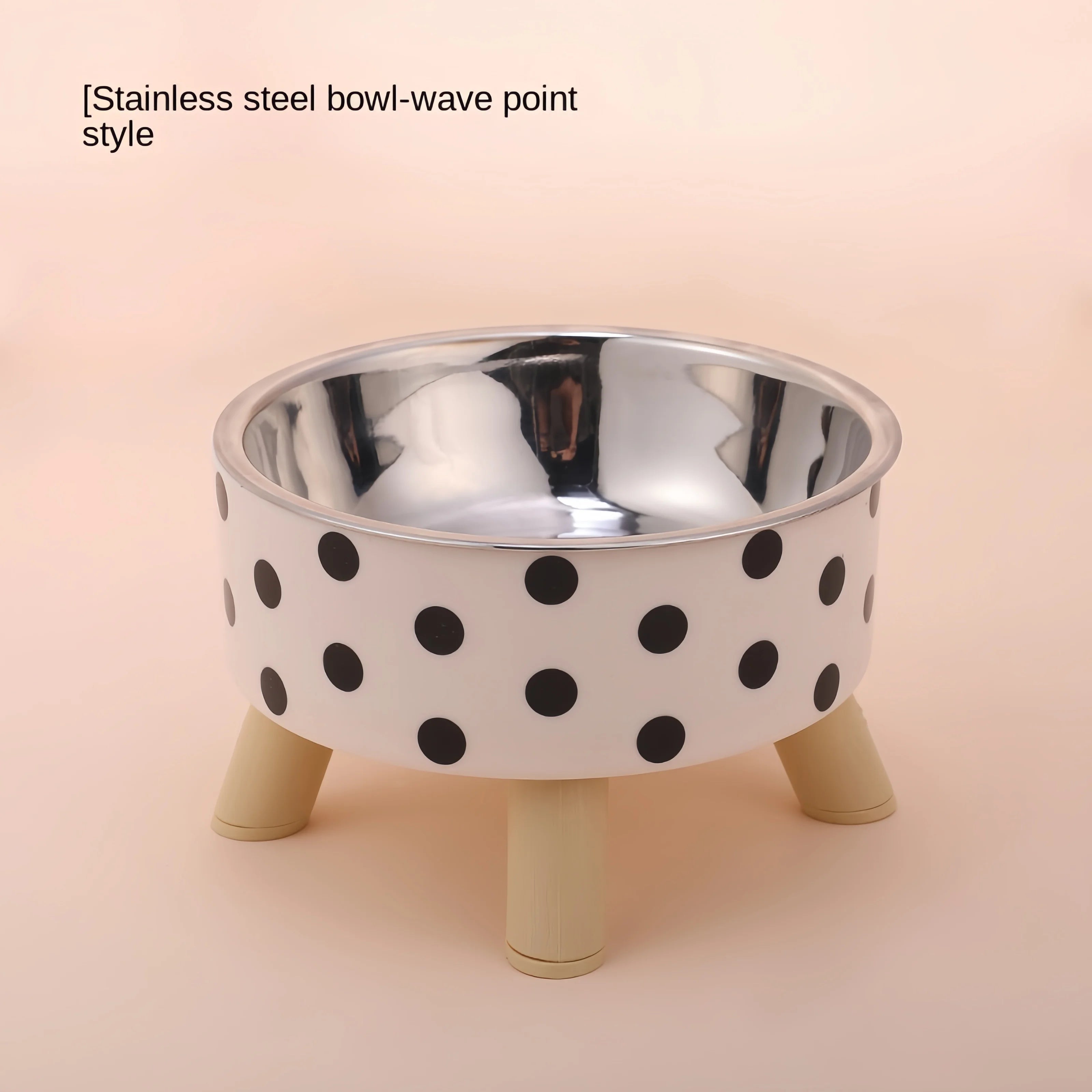 Raised Stainless Steel Pet Feeder Bowl