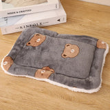 Soft Fleece Pet Bed Mat — Machine-Washable Crate Liner for Small Pets