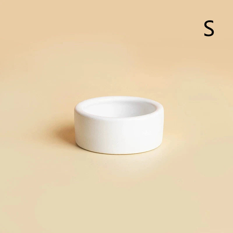 Anti-Escape Ceramic Reptile Feeder Dish — For Geckos, Snakes & Crawling Insects