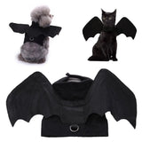 Black Bat Wings Harness Costume for Pets (Party Cosplay)