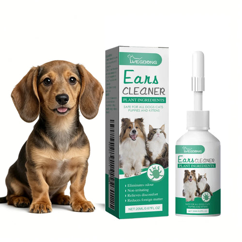 Pet Ear Drops — Flea, Tick & Mite Removal, Earwax Cleaning, 20ml