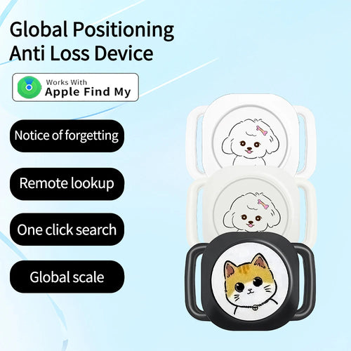 Bluetooth Anti-Lost Tracker Tag with Bidirectional Alarm for Pets & Wallets
