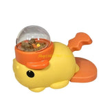 Clownfish Press-Activated Pet Treat Feeder (Interactive, Mental Enrichment)